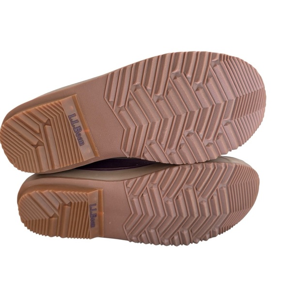 LL Bean Boots Women's 284882 Snow Winter Purple Duck Boots Water-proof Size 10 - Picture 13 of 15